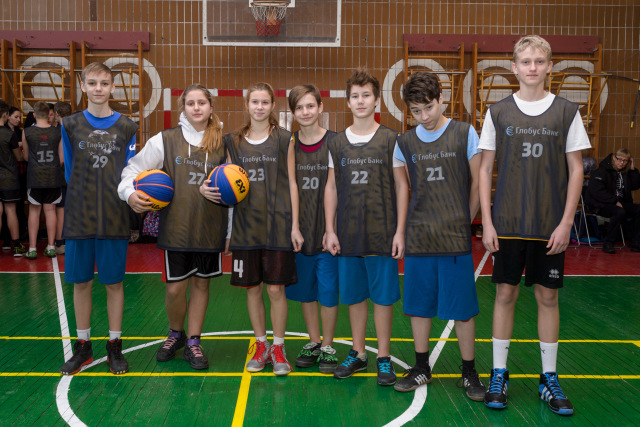Під час відкриття Київської Шкільної Баскетбольної Ліги. Фото Андрія Посонського