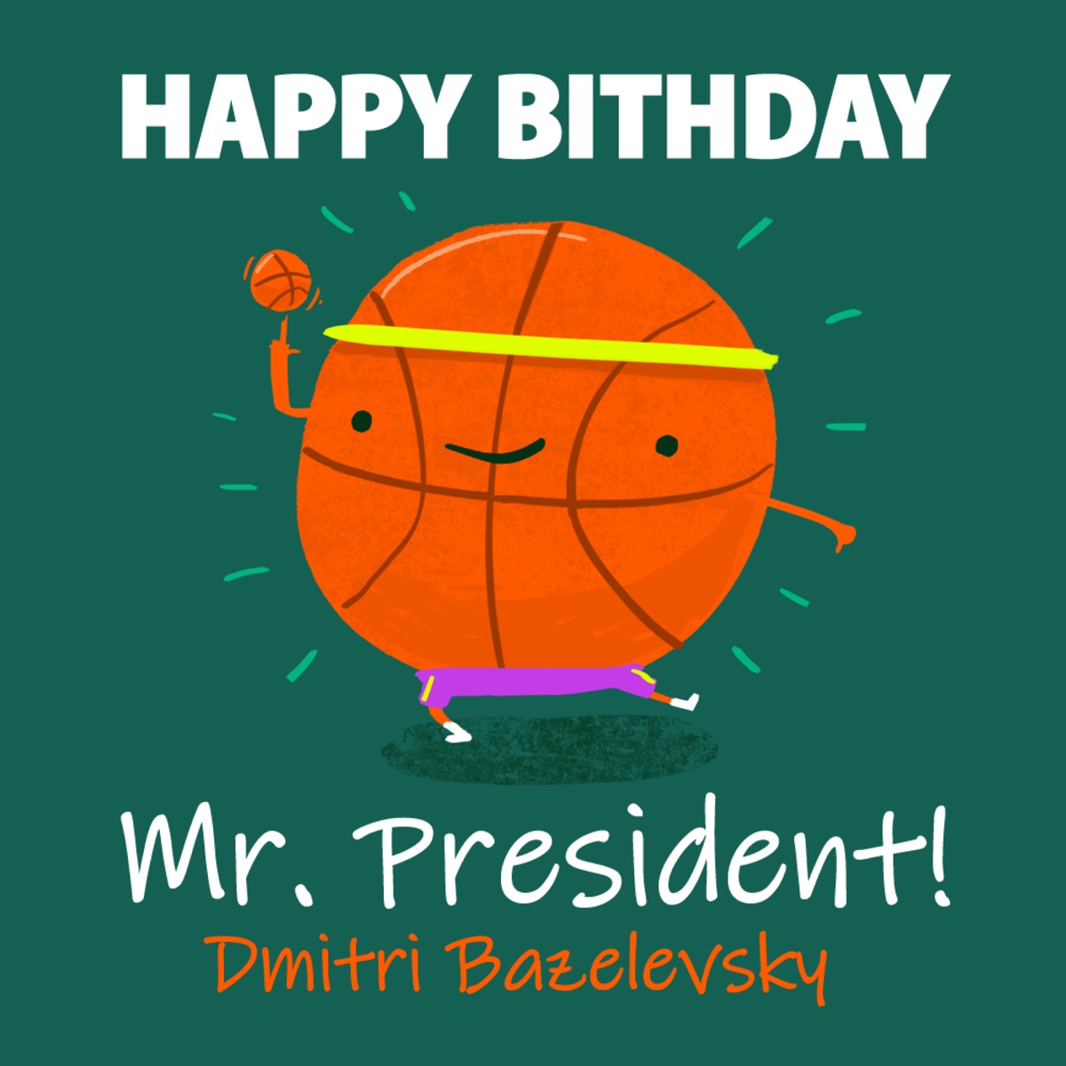 Happy Bithday Mr. President Dmitri Leonidovich Bazelevsky
